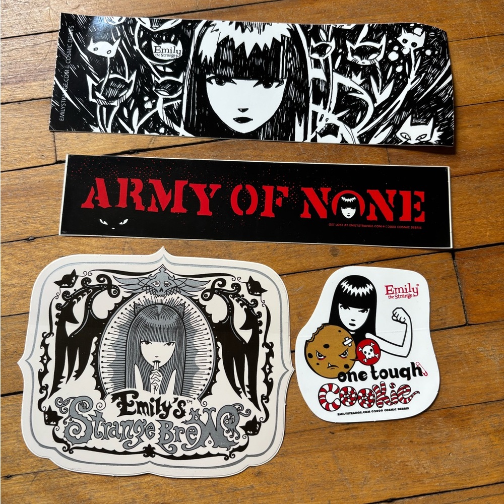 Emily the Strange Sticker Set